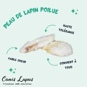Peau de lapin Poilue