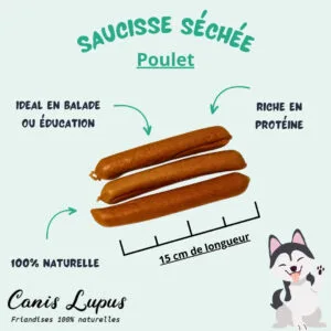 Saucisse Séchée de Poulet