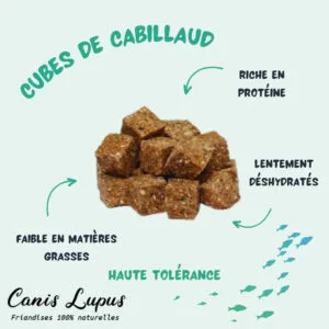 Cubes de Cabillaud